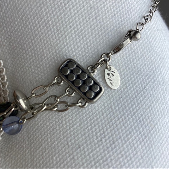 LIA SOPHIA BEADED NECKLACE - EUC - Picture 4 of 4